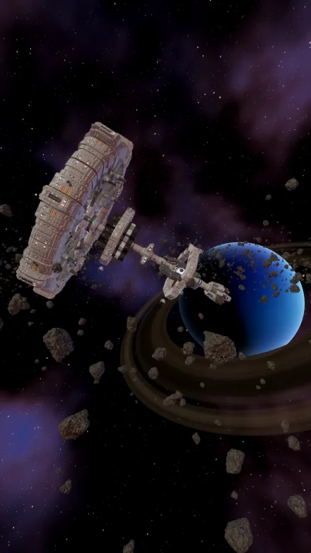 Planet backdrop view